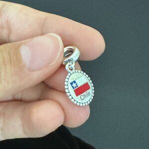 Pandora Chile Flag  Exclusive Charm